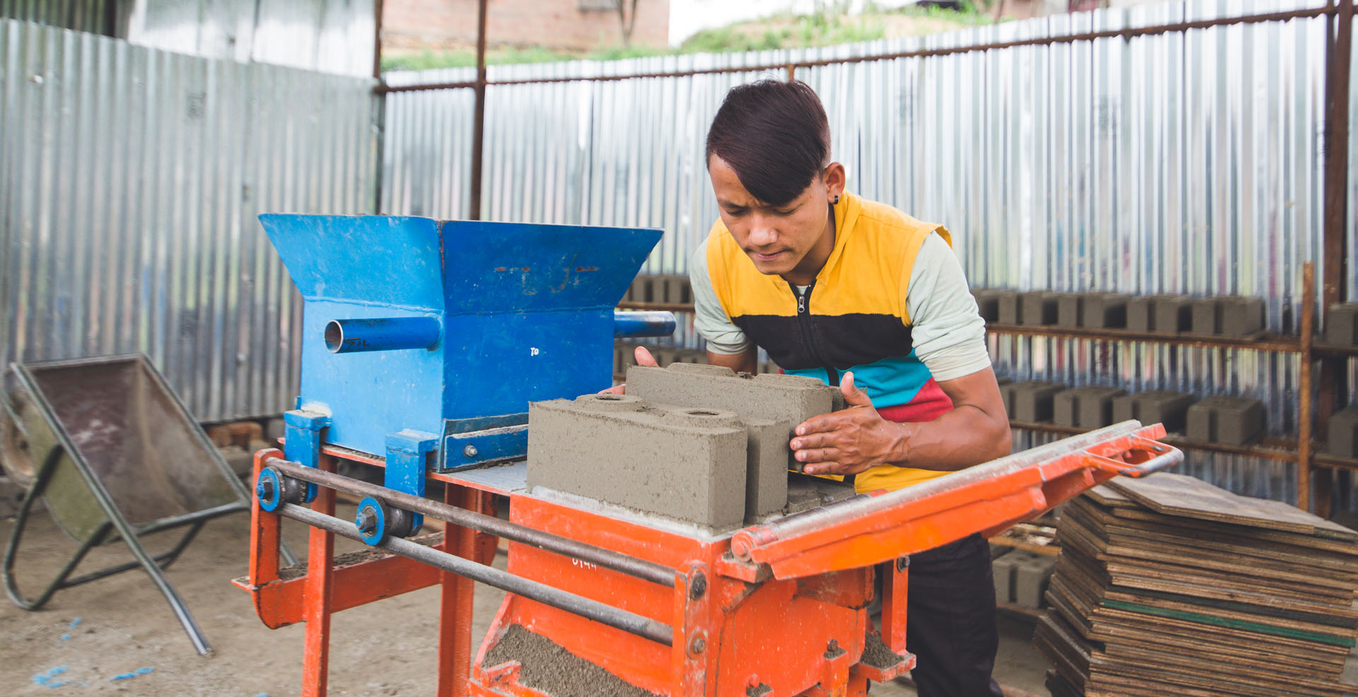 Interlocking CSEB Brick in Nepal