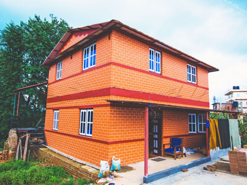 Interlocking Brick house